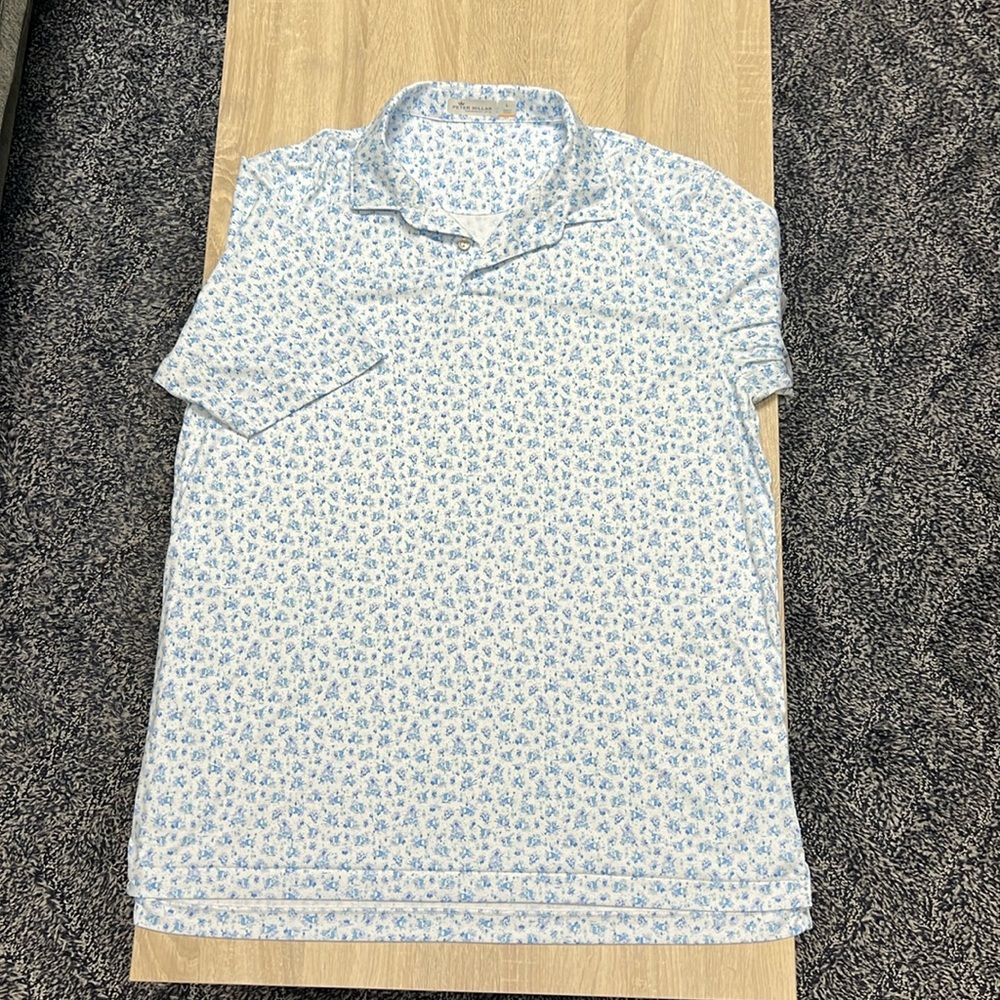 Peter Millar Print Polo - LARGE